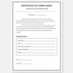 14+ Compliance Certificate Templates - Word, Psd, Pdf | Free with Certificate Of Compliance Template