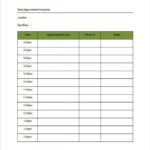 24+ Appointment Schedule Templates - Doc, Pdf | Free intended for Appointment Sheet Template Word