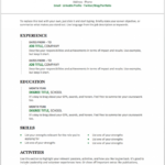 29 Free Resume Templates For Microsoft Word (&amp; How To Make pertaining to Free Basic Resume Templates Microsoft Word
