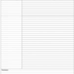 40 Free Cornell Note Templates (With Cornell Note Taking intended for Cornell Note Template Word