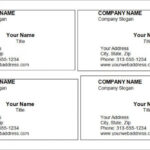44+ Free Blank Business Card Templates - Ai, Word, Psd regarding Free Editable Printable Business Card Templates