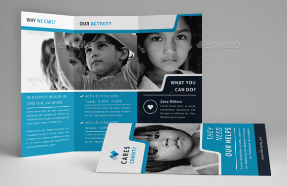 8 Spectacular Charity Brochure Templates To Promote Social regarding Ngo Brochure Templates