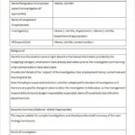 8+ Workplace Investigation Report Templates | Free &amp; Premium intended for Hr Investigation Report Template