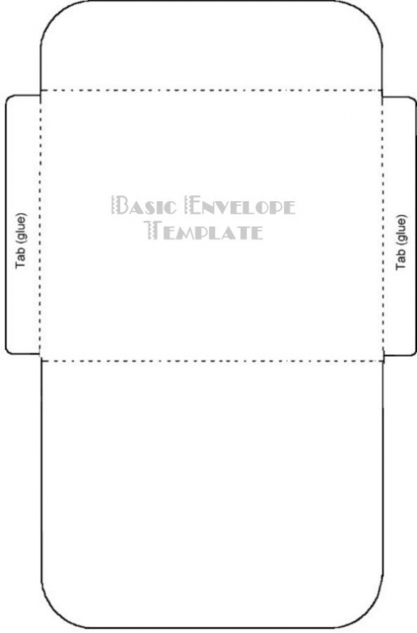 Basicenvelopetemplate_1 (Image Jpeg, 593 × 900 Pixels for Envelope Templates For Card Making