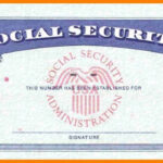 Blank Social Security Card Template Download Blank Social for Ssn Card Template