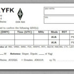 Dj1Yfk - Ham Stuff Within Qsl Card Template In 2020 | Card with regard to Qsl Card Template