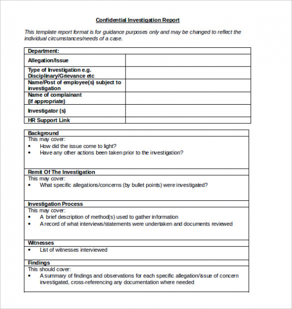 Fault Report Template Word (6) - Templates Example with regard to Fault Report Template Word