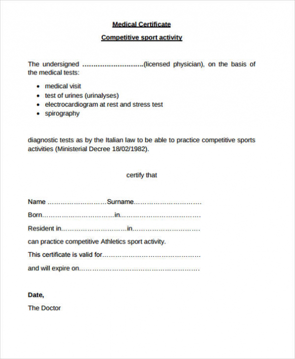 Fit To Fly Certificate Template (4) - Templates Example inside Fit To Fly Certificate Template