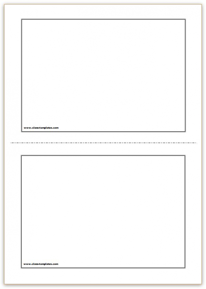 Flash Card Template with Queue Cards Template