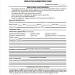Free 7+ Sample Employee Suggestion Forms In Pdf | Ms Word within Word Employee Suggestion Form Template