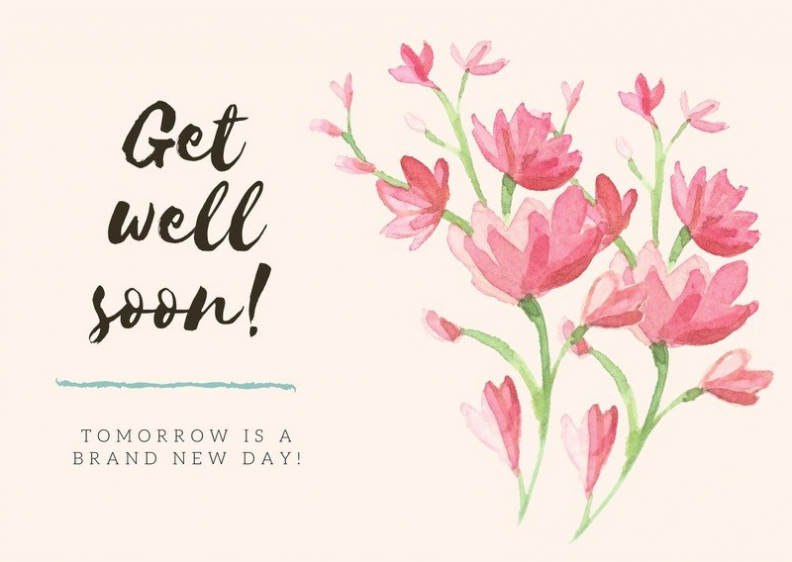 Free, Beautiful And Editable Get Well Soon Card Templates with regard to Get Well Soon Card Template