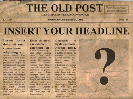 Free Editable Old Newspaper Powerpoint Template for Old Newspaper Template Word Free