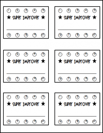 Free+Printable+Punch+Card+Template | Whole Brain Teaching in Free Printable Punch Card Template