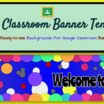 Google Classroom Free Banner Templates In 2020 | Classroom with Classroom Banner Template