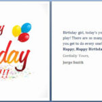 Happy Birthday Card Template Word Inspirational Ms Word regarding Microsoft Word Birthday Card Template