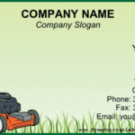 Lawnmower Business Card | Lawn Care Business Cards, Lawn for Lawn Care Business Cards Templates Free