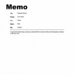 Memos - Office within Memo Template Word 2010