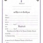Pin On Baptism Certificate intended for Roman Catholic Baptism Certificate Template