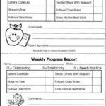 Preschool Weekly Report Template | Professional Templates In with regard to Preschool Weekly Report Template
