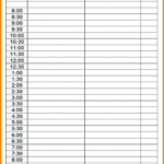 Printable Blank Daily Schedule Template (4) - Templates intended for Printable Blank Daily Schedule Template