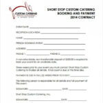 Reception Catering Contract Pdf Free Download | Wedding pertaining to Catering Contract Template Word
