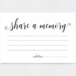 Share A Memory Card Share A Memory Printable Memory Cards pertaining to In Memory Cards Templates