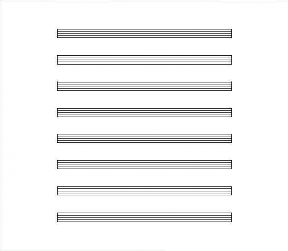 Sheet Music Template - 9+ Free Word, Pdf Documents Download regarding Blank Sheet Music Template For Word