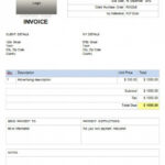 Simple Invoice Template For Microsoft Word inside Invoice Template Word 2010