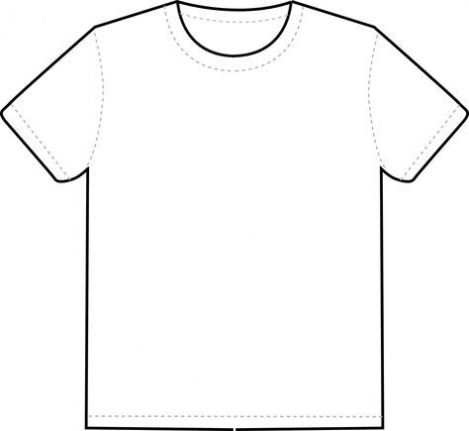 T Shirt Outline Clipart - Clipart Best - Clipart Best | T with Blank T Shirt Outline Template