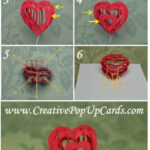 Valentine's Day Pop Up Card: 3D Heart Tutorial - Creative pertaining to Twisting Hearts Pop Up Card Template