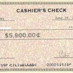 We Accept Cashier Checks. | Cashier's Check, Printable For Cashiers Check Template