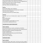 11 Best Maid Service Checklist Printable - printablee.com Regarding Residential Cleaning Checklist Template