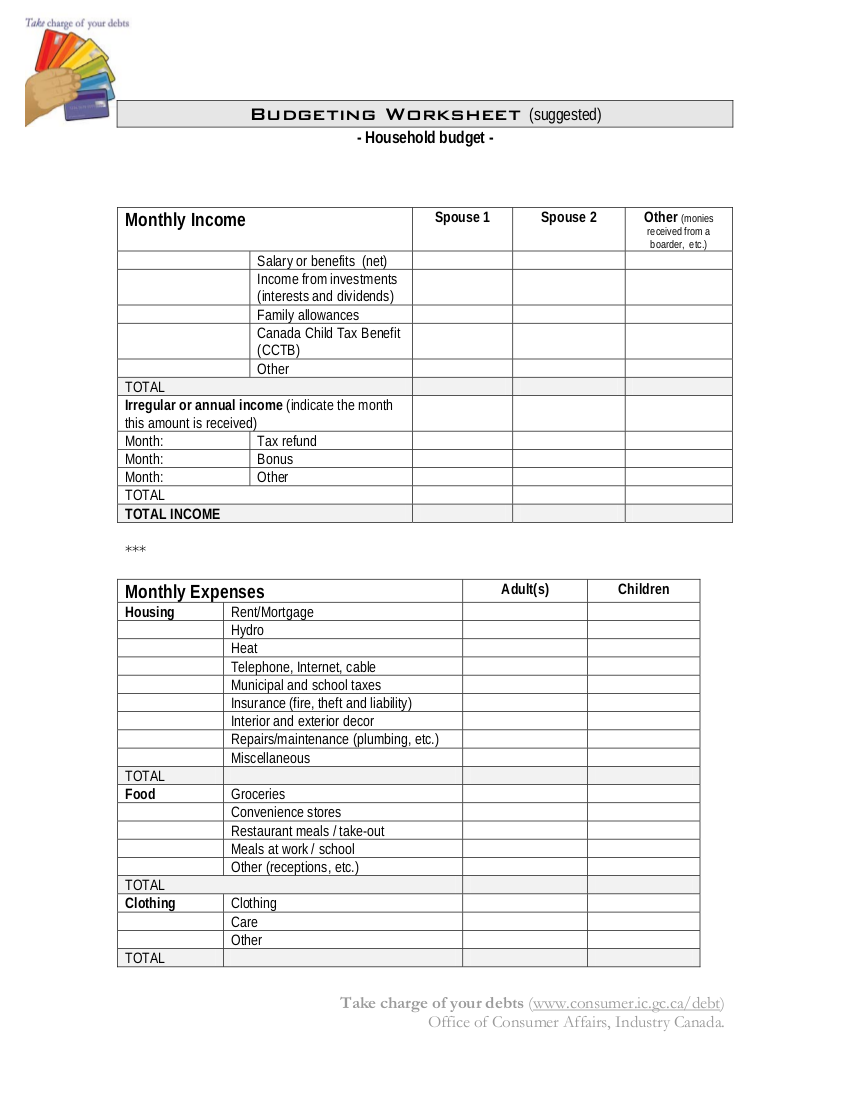 11+ Budget Worksheet Examples - Word, PDF, Excel  Examples Within Municipal Budget Template Intended For Municipal Budget Template