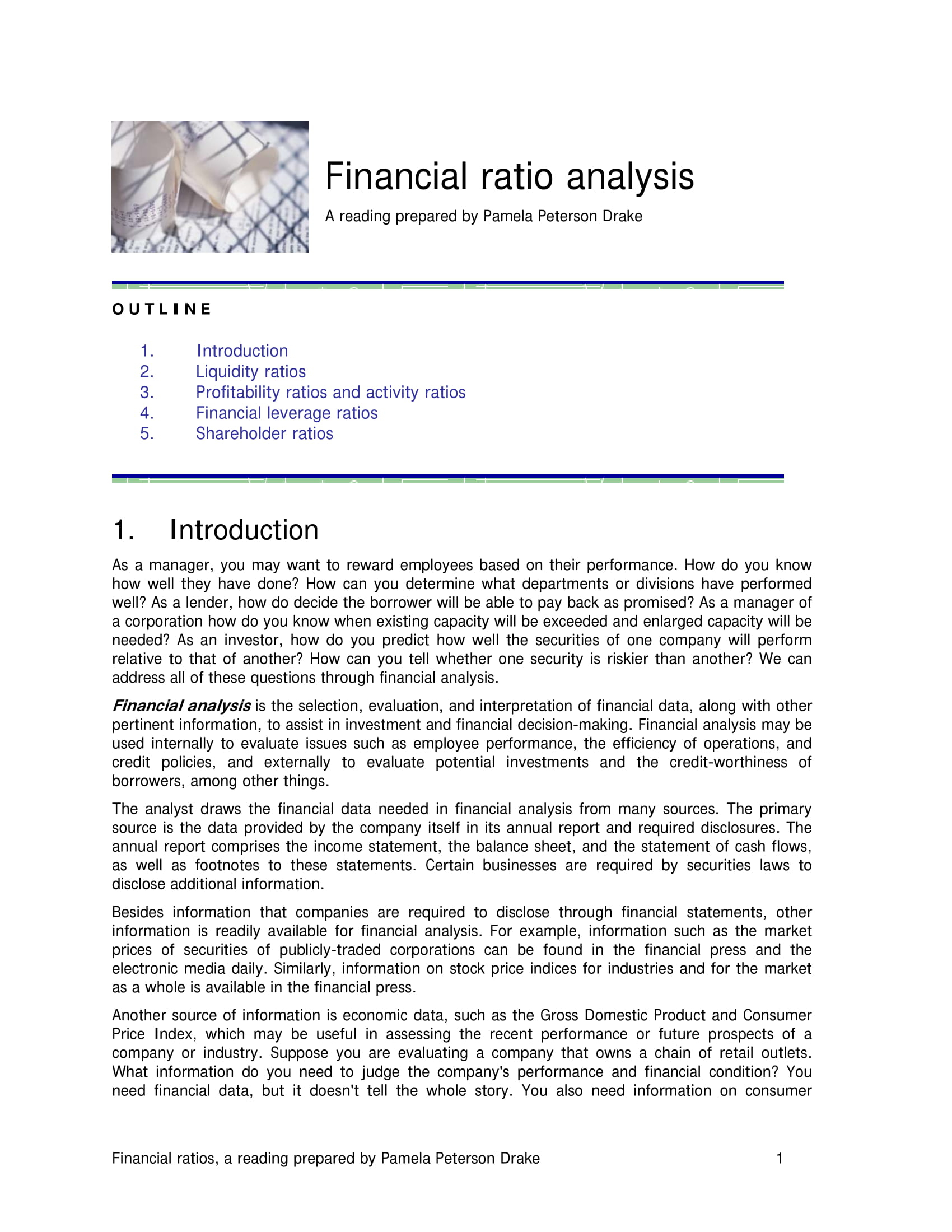 11+ Business Financial Analysis Examples - PDF  Examples Within Financial Analysis Report Template Within Financial Analysis Report Template
