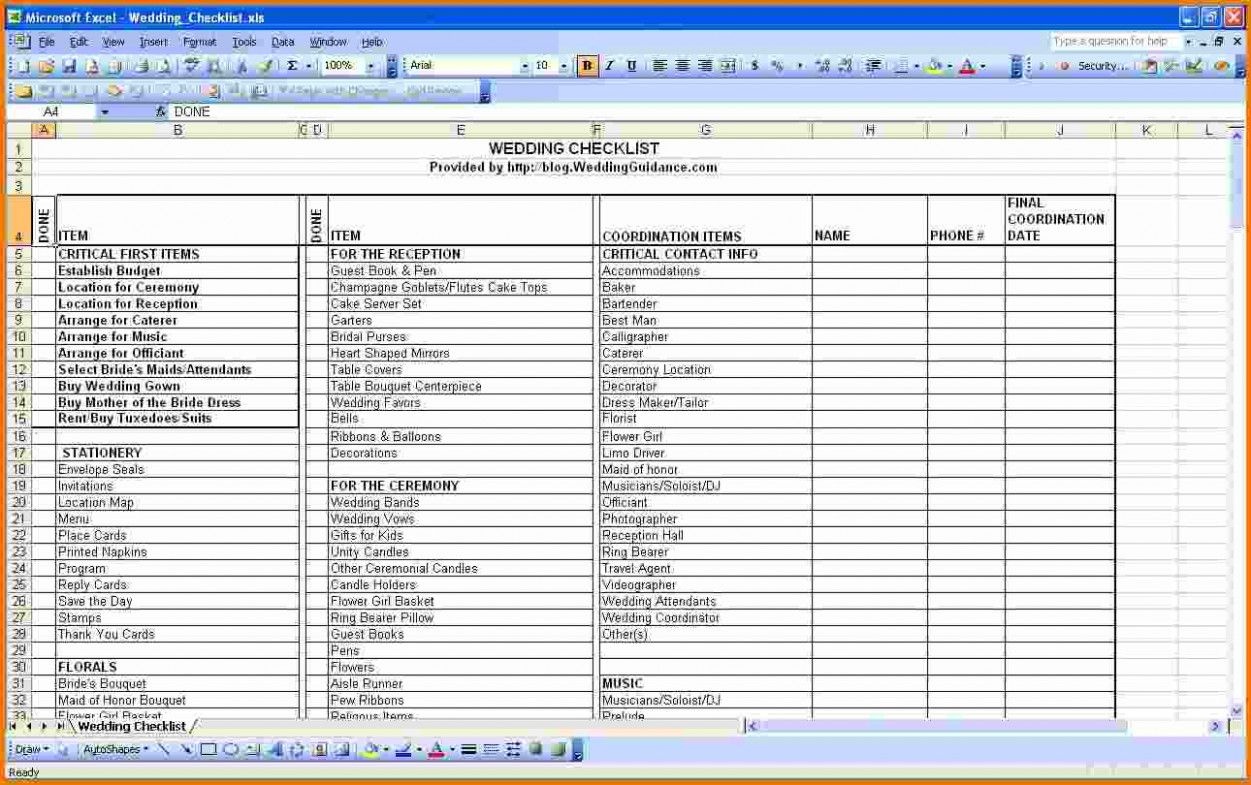 11 Destination Wedding Budget Spreadsheet Excel – Cute1166 Intended For Destination Wedding Budget Template In Destination Wedding Budget Template