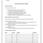 11 Effective Disaster Recovery Plan Templates [DRP] ᐅ TemplateLab Regarding Disaster Recovery Plan Checklist Template