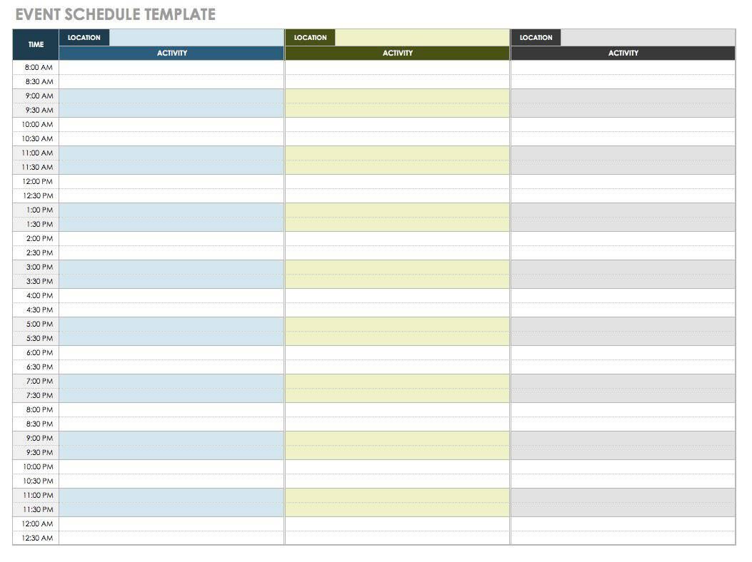 11 Free Event Planning Templates  Smartsheet Intended For Corporate Event Checklist Template Regarding Corporate Event Checklist Template