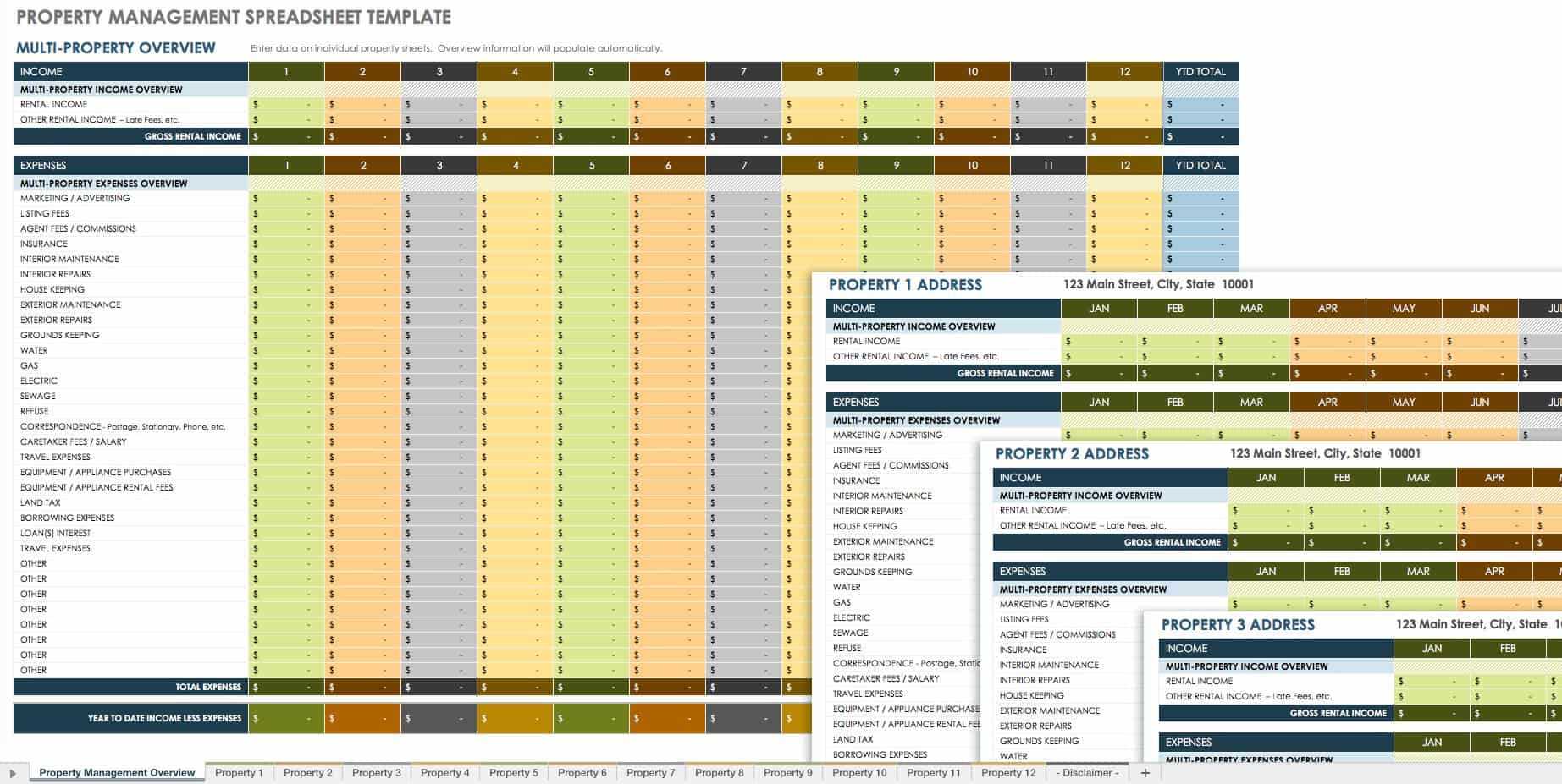 11 Free Property Management Templates  Smartsheet Pertaining To Commercial Property Budget Template Inside Commercial Property Budget Template