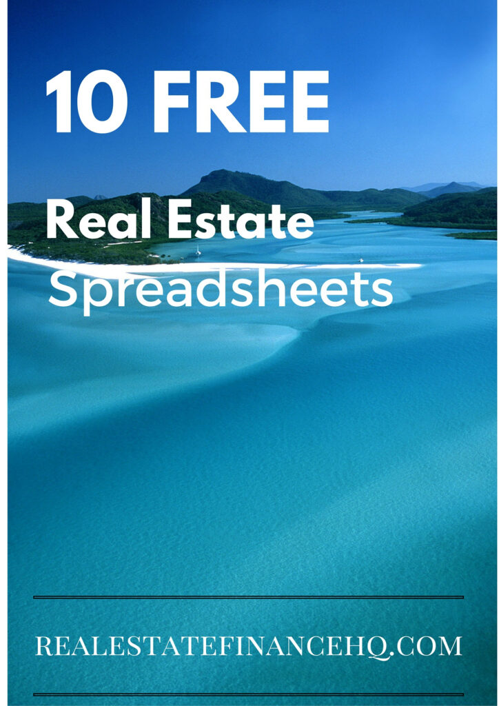 11 Free Real Estate Spreadsheets - Real Estate Finance With House Flipping Budget Spreadsheet Template