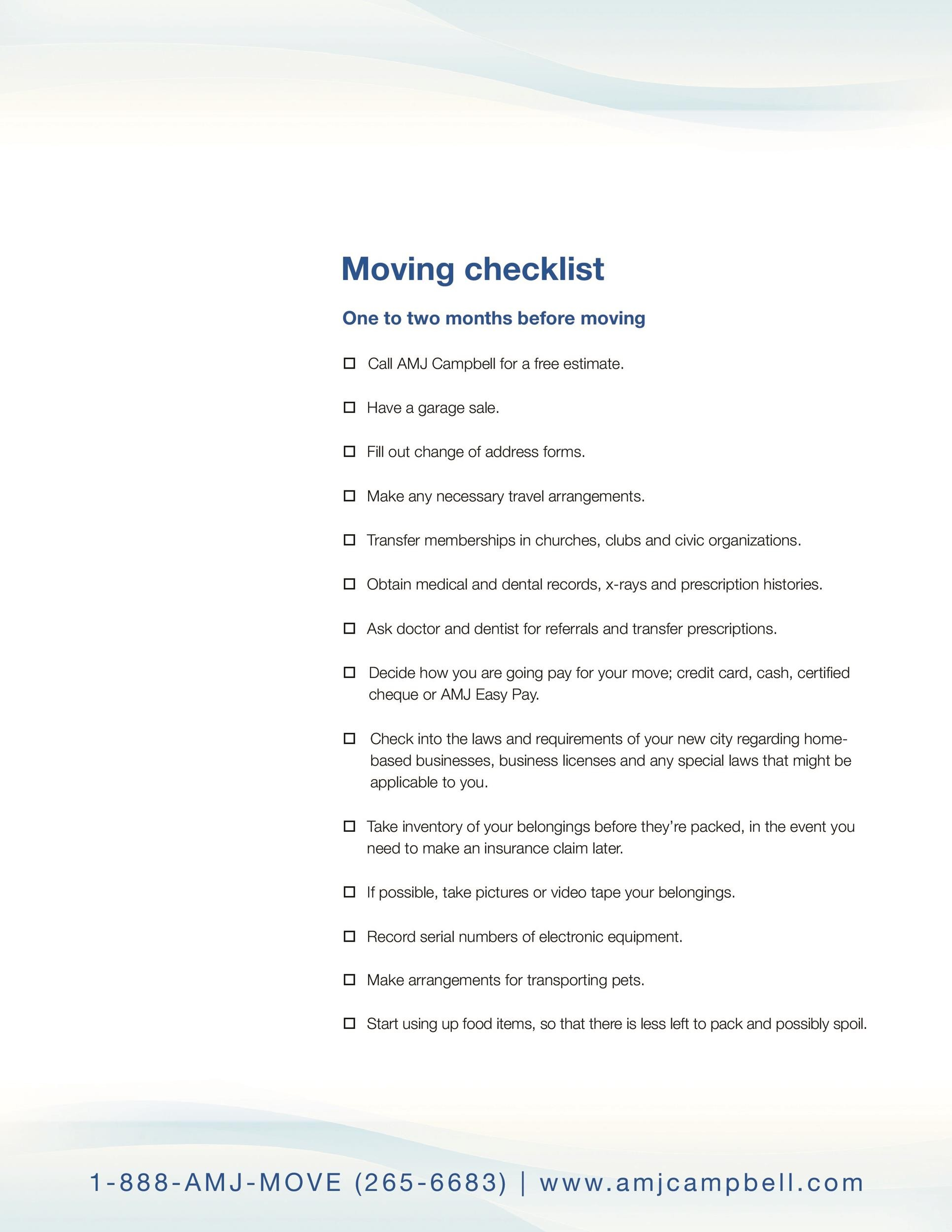 11 Great Moving Checklists [Checklist for Moving In / Out] ᐅ  With Regard To Move In Checklist Template In Move In Checklist Template