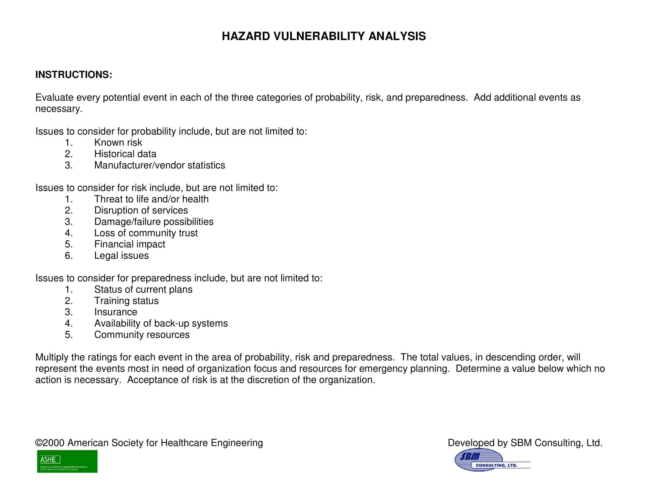 11+ Hazard Vulnerability Analysis Examples - PDF,Word  Examples In Hazard Vulnerability Analysis Template Regarding Hazard Vulnerability Analysis Template