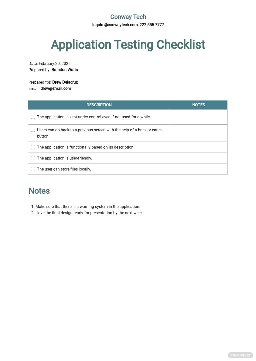 Application Testing Checklist Template [Free PDF] - Google Docs  With Regard To Application Testing Checklist Template Intended For Application Testing Checklist Template
