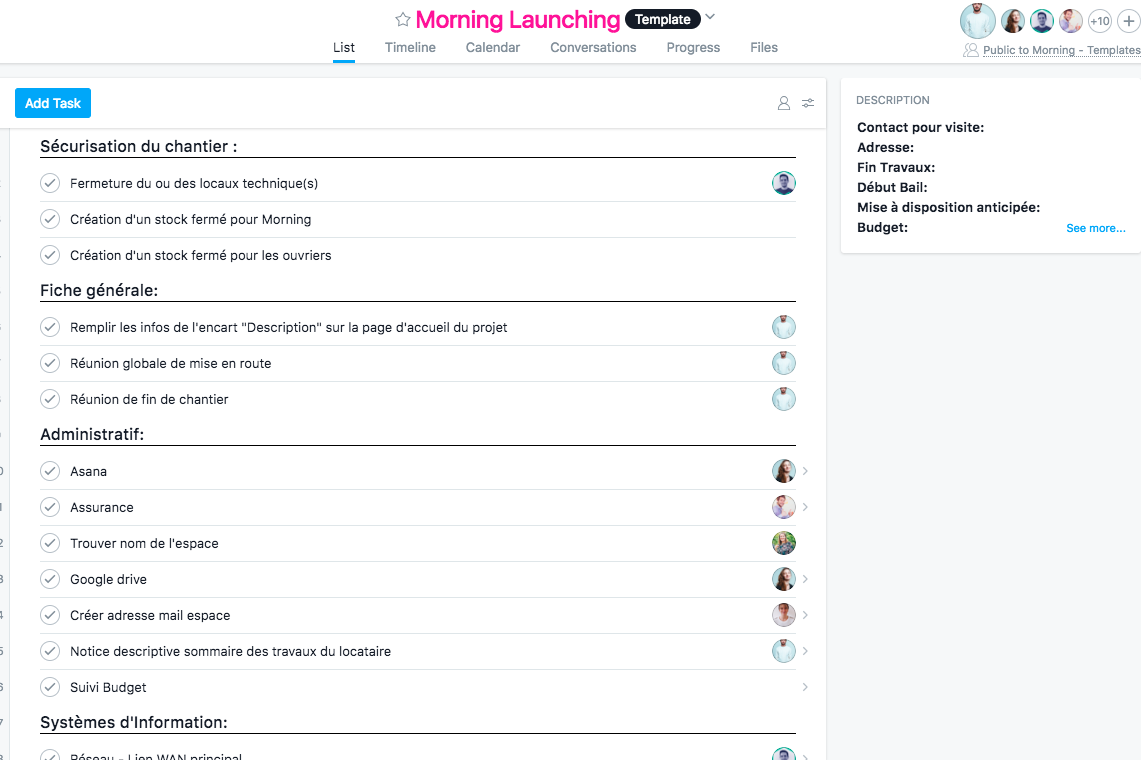 Asana-Fallstudie - Morning Coworking • Asana Within Coworking Space Budget Template Throughout Coworking Space Budget Template