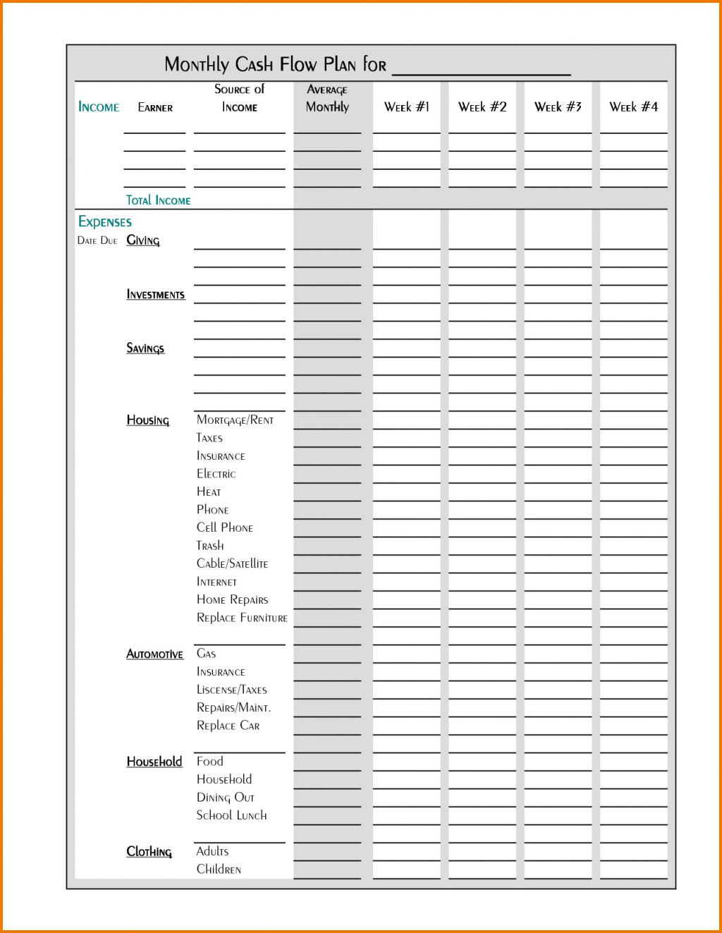 Business Budget Spreadsheet Free Report Template Book Of Printable  For Clothing Line Budget Template Inside Clothing Line Budget Template