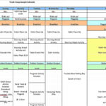 Camp Schedule Template - culturopedia Pertaining To Youth Camp Budget Template