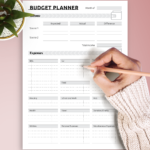 Download Printable Simple monthly budget template PDF Pertaining To Easy Household Budget Template