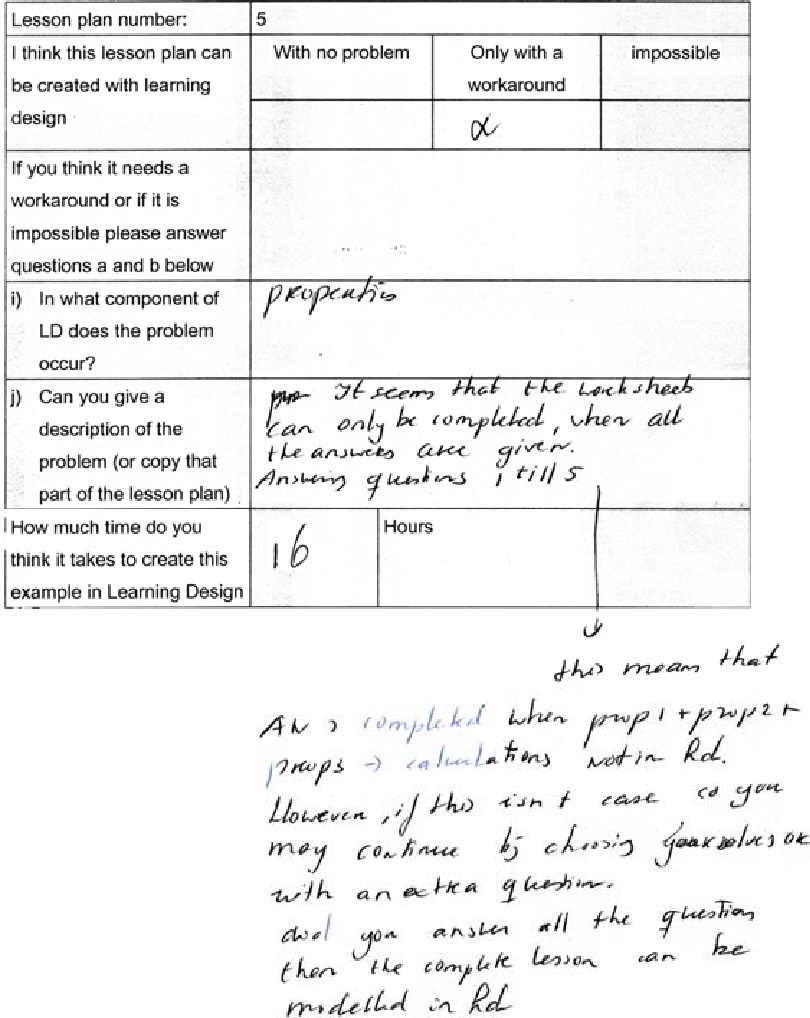 Example of a lesson plan analysis carried out by an LD expert  Within Task Analysis Lesson Plan Template Within Task Analysis Lesson Plan Template