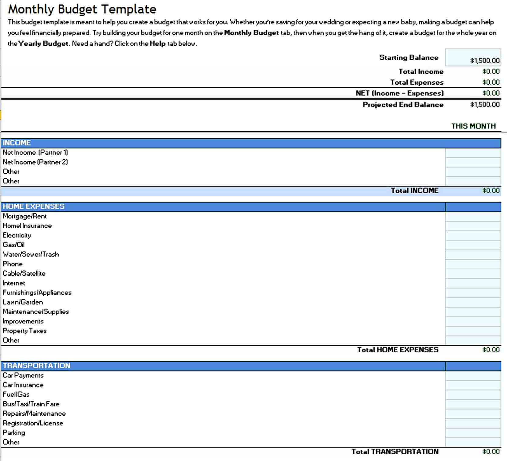 Excel business budget template  With Regard To Lawn Care Business Budget Template For Lawn Care Business Budget Template