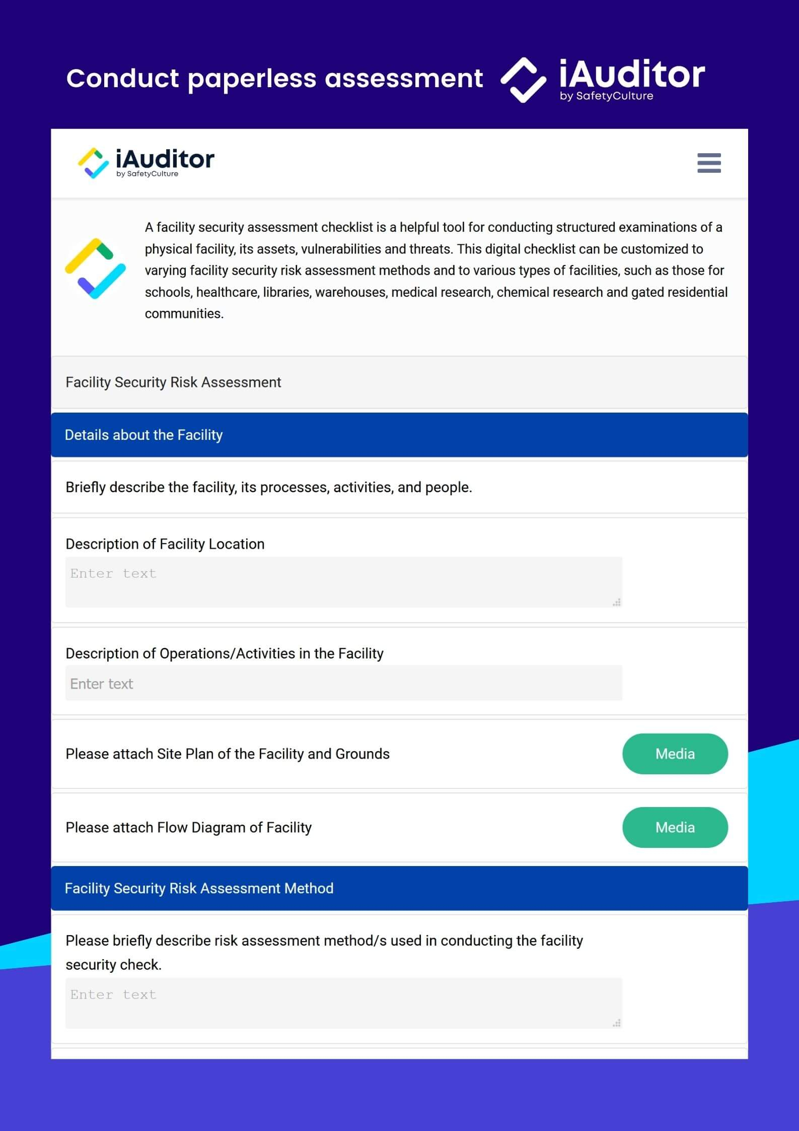 Facility Security Assessment Checklist [Free Download] For Security Risk Assessment Checklist Template Regarding Security Risk Assessment Checklist Template