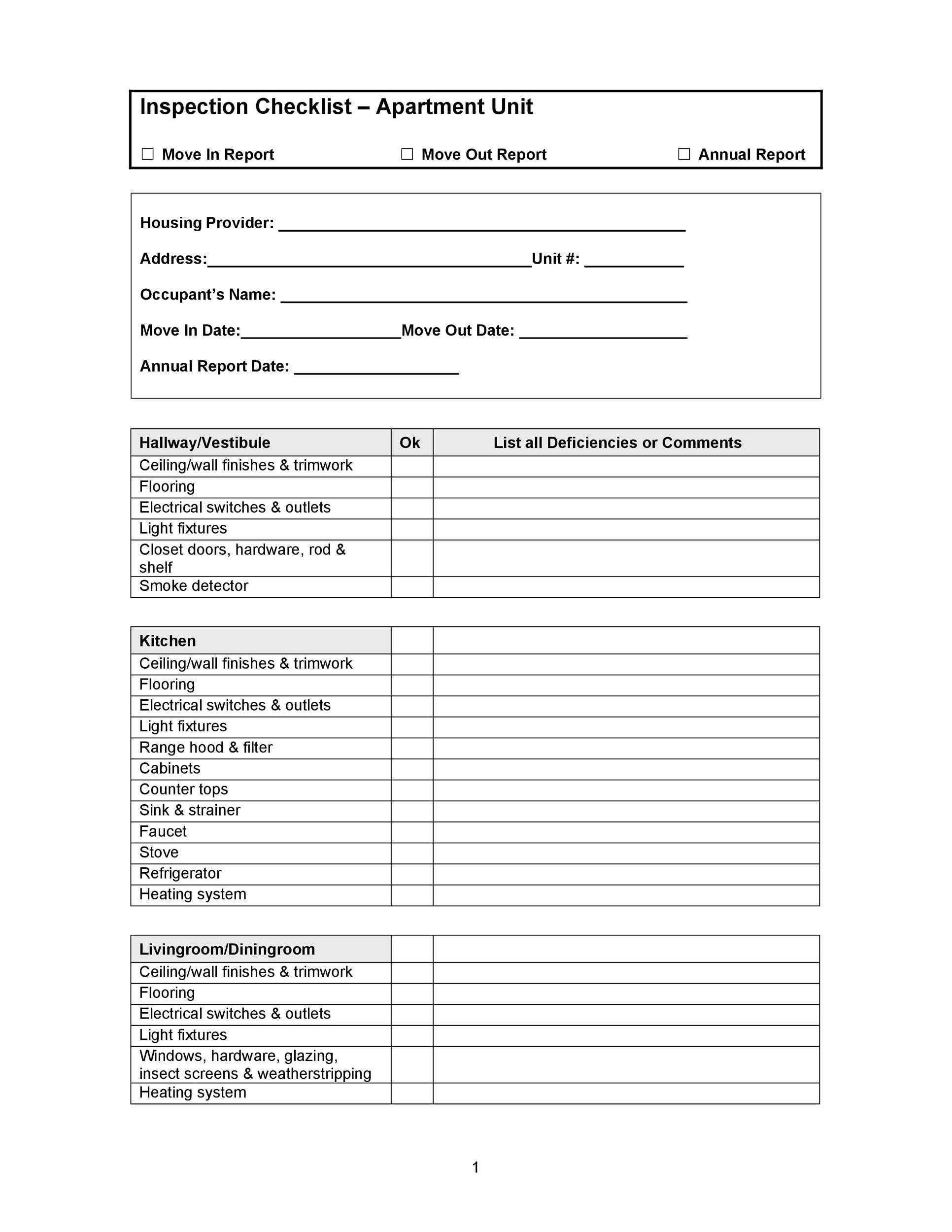 First / New Apartment Checklist - 11 Essential Templates ᐅ  Throughout Apartment Hunting Checklist Template Within Apartment Hunting Checklist Template